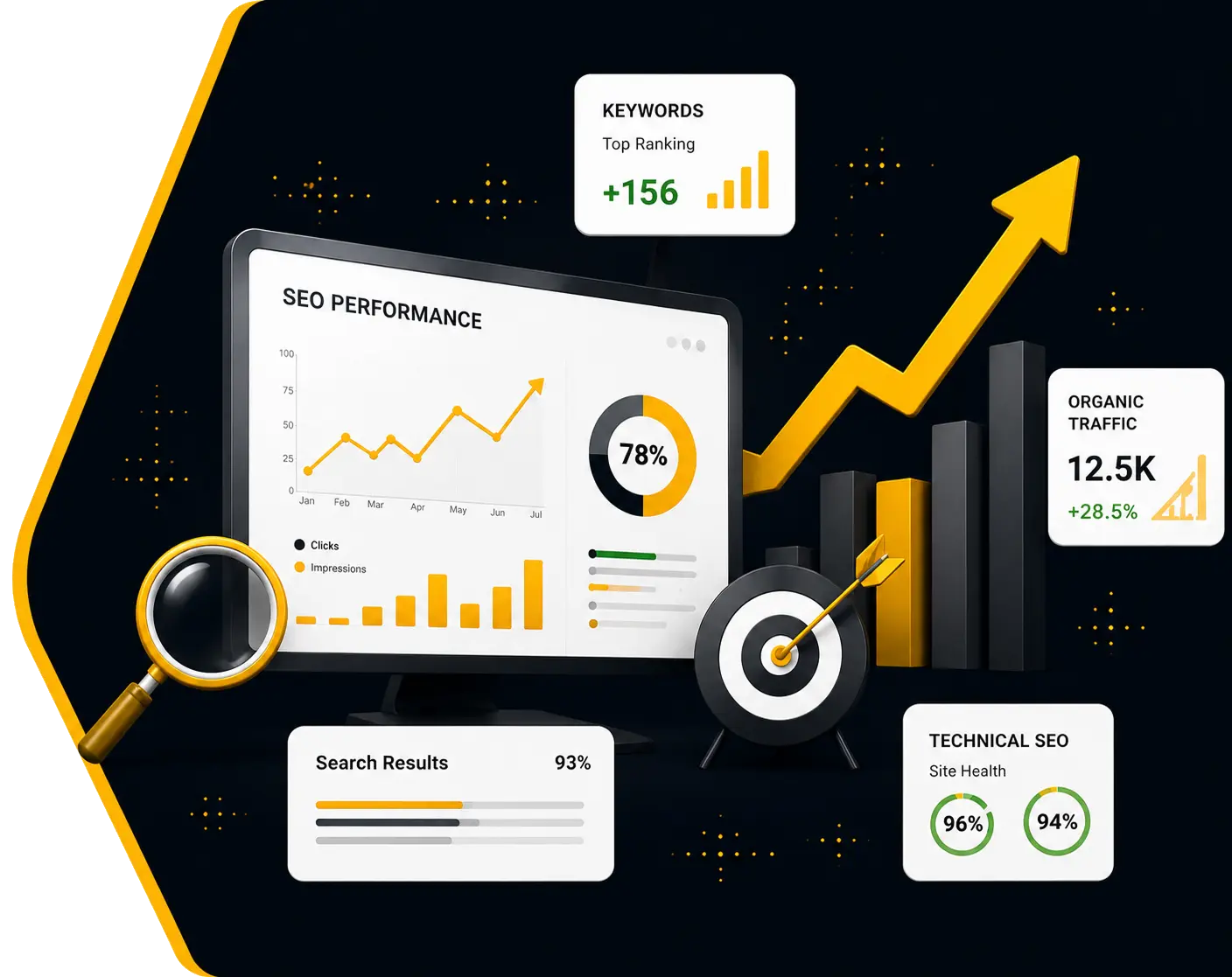 SEO Growth Illustration